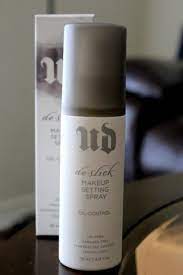 de slick oil control makeup setting spray