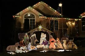 A traditional nativity set provides an excellent display of the true reason for the season, and that is christ's birth. Christmas Nativity Scene Lawn Art