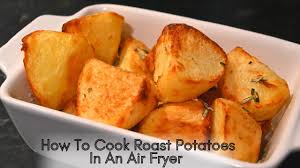 perfect air fryer roast potatoes crisp