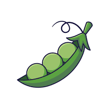 peas characters cute pea pod cartoon