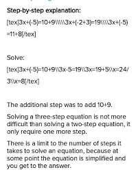 Two Step Equations A Two Step Equation