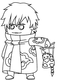 Each printable highlights a word that starts. Chibi Sasori Coloring Page Anime Coloring Pages