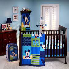 Is For Mickey 4 Piece Crib Bedding Set