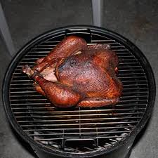 smoking a turkey in a weber smoky
