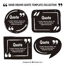 Vintage Quote Template Set Vector Free Download