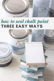 how to seal chalk paint bellewood cote