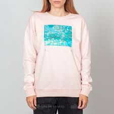 Vans and the van gogh museum have teamed up to present an artfully designed collection of vans classics and premium apparel, inspired by van gogh. Sweatshirts Vans X Van Gogh Almond Blossom Crewneck Sweatshirt Silver Peony Footshop