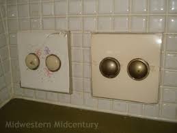 Midwestern Midcentury Mid Century Modern Home Features Unusual Push Button Light Switches