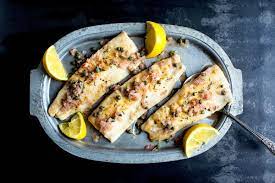 pan fried trout with rosemary lemon
