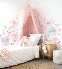 Flower Wall Stickers Fabric Decal