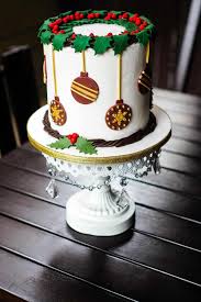 easy christmas cake decoration