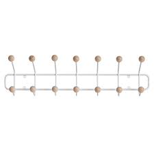 Maze Bill Horizontal Coat Rack White