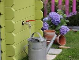 garden design rain barrel