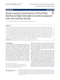 pdf shear capacity contribution of