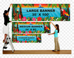 print banner standard sizes hd png