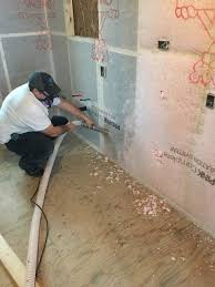 Insulating An Interior Service Wall