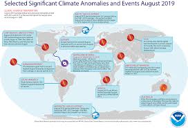 Global Climate Report August 2019 State Of The Climate