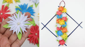 How To Make Diy Easy Paper Flowers Wall