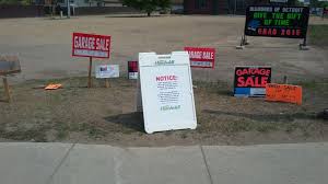 Garage Sale Sign Rules Limit Signs To Community Boards