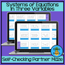 Solving Systems Of Equations In Three
