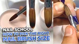 yn nail which nail brush size