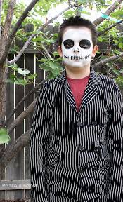 jack skellington halloween makeup