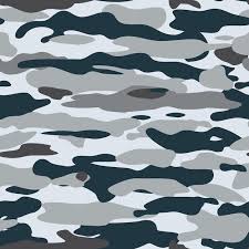 Grey Camouflage Seamless Pattern