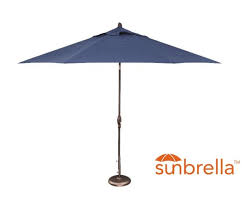 11 Auto Tilt Patio Umbrella Indigo