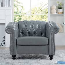 on tufted 1 seat sofa accent chair