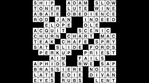 Crossword Puzzle Wander Words Answers February 18 2019