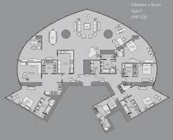 apartment type f floor plans