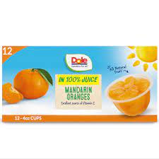 dole fruit bowls mandarin oranges