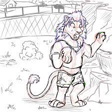A Paws on Experience- Lion tf (request) [story included] by SinglePringle56  -- Fur Affinity [dot] net