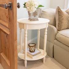 therapy simplify wood oval accent table