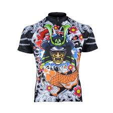 Primal Japanese Warrior Mens Cycling Jersey Sport Cut