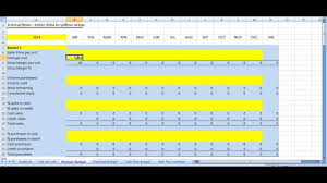 business plan excel template you