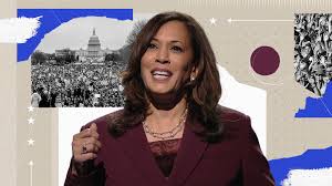 She was elected to the position in 2020. Kamala Harris Makes History As First Female Black Asian American Vice President