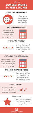 inches to feet conversion calculator