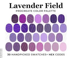 Lavender Procreate Color Palette Color