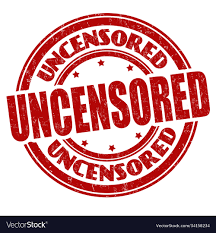 Uncensored sign or stamp Royalty Free Vector Image