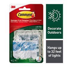 Christmas light clips guide to make hanging christmas lights easy. Command Clear Small Outdoor Light Clips 17017clr Aw The Home Depot