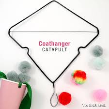 You might be able to craft it into an angel with a wide dress. Coat Hanger Catapult Stem Craft For Kids The Craft Train