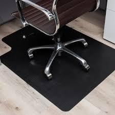mind reader 47 5 x35 5 office chair mat set of 2 black