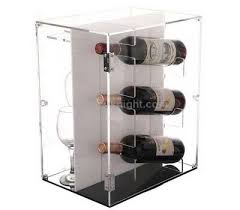 Acrylic Wine Bottle Glass Holder