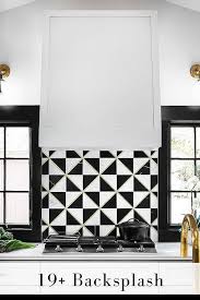 Black White Backsplash Tiles Classy