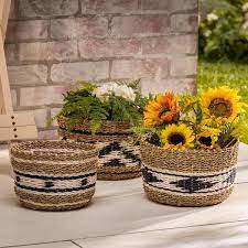 Hand Woven Baskets Set Of 3 2632540ec