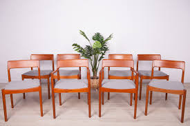 mid century teak dining chairs by