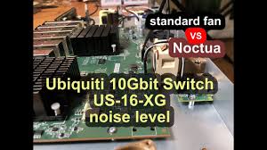 ubiquiti us 16 xg 10gbit switch noise