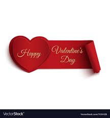 happy valentines day banner royalty