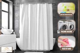 how to clean a fabric shower curtain liner